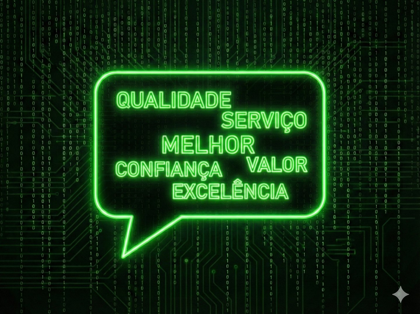 Balão de chat com palavras-chave de SEO, ilustrando a técnica de resposta profissional a comentários.