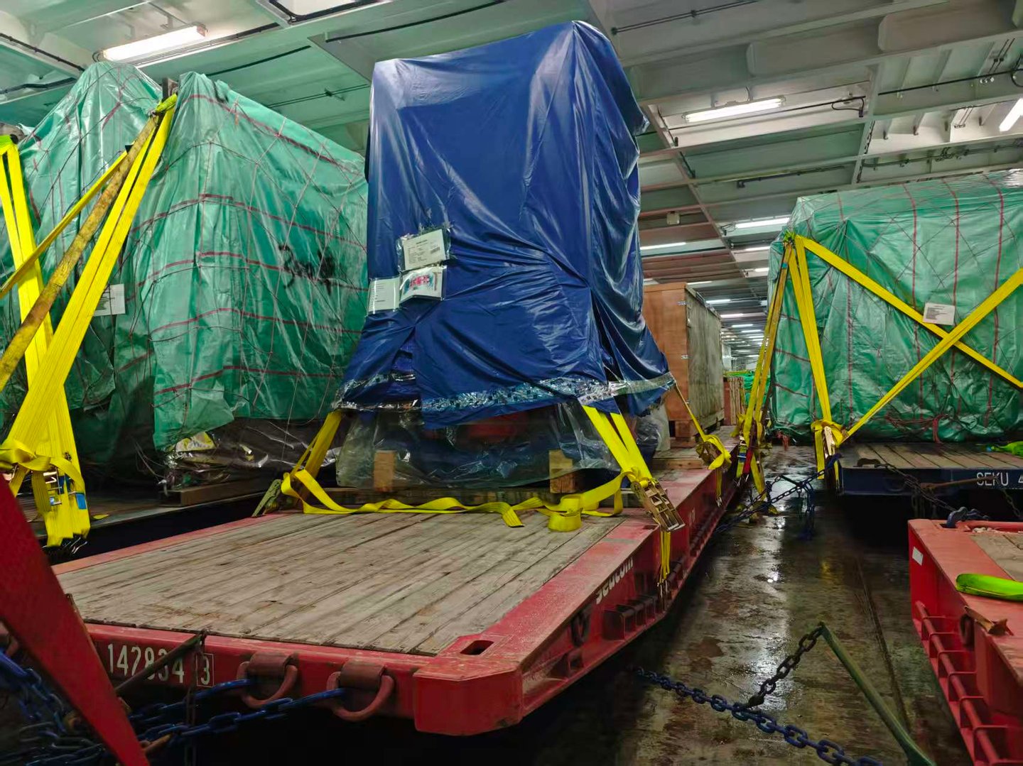 RORO shipment of a 365-ton hot forging press to Chennai