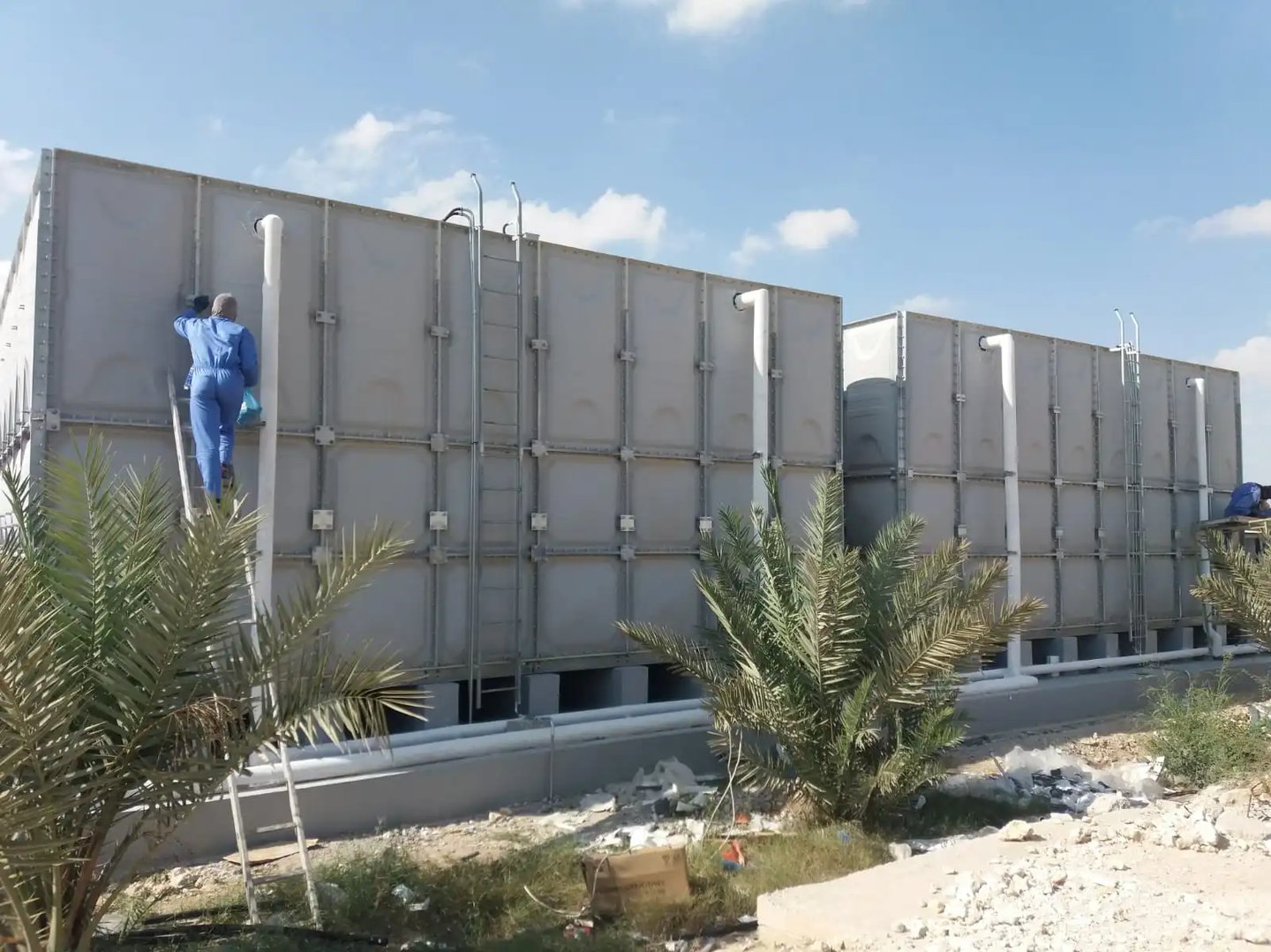 GRP and Steel Sectional Water Tank Maintenance & Repair in Qatar