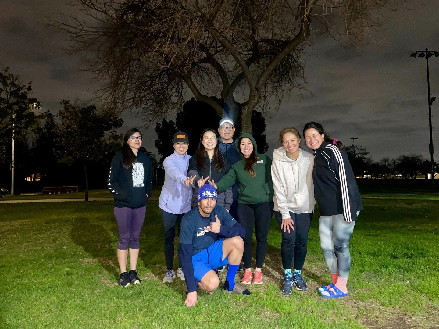 a group of people after taking the barefoot arts class with Ray Z Unstoppable