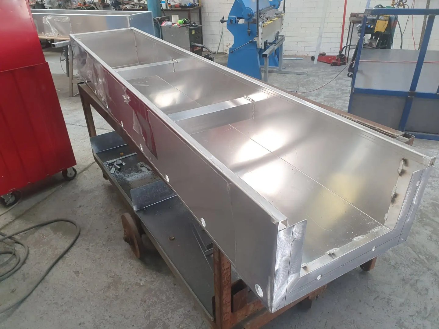 Metal fabrication services using professional welding and cutting equipment at Burra Fabrication