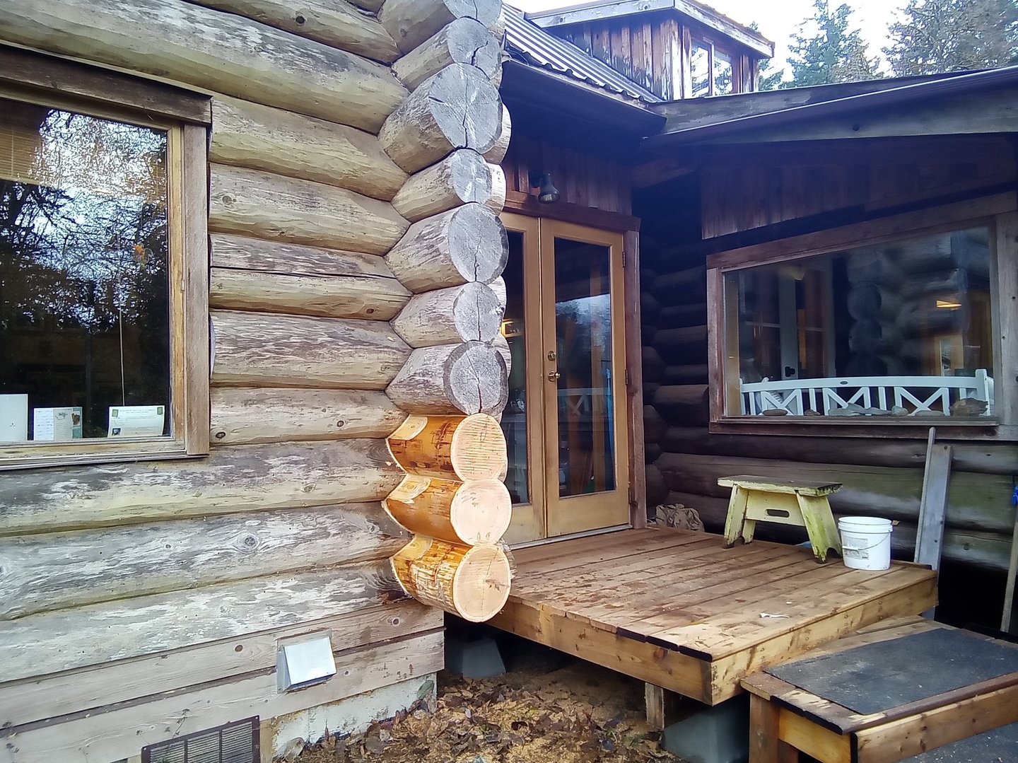 Courtenay log home restored by Embassy Restorations