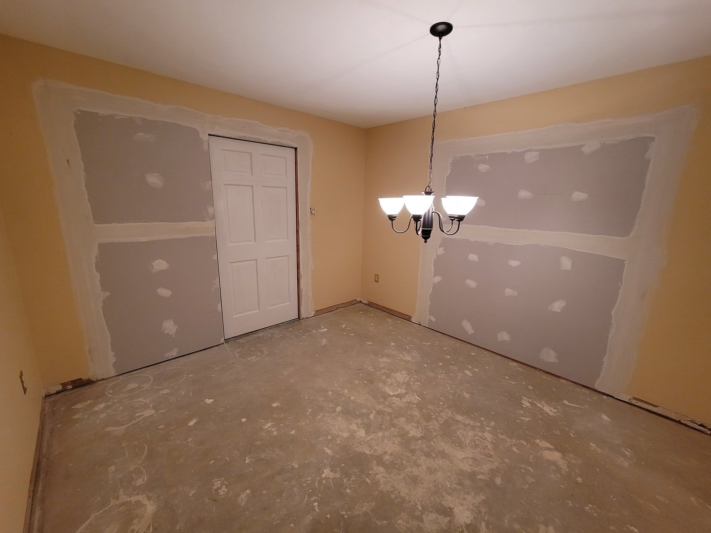 Drywall Repair Interior Door Installation