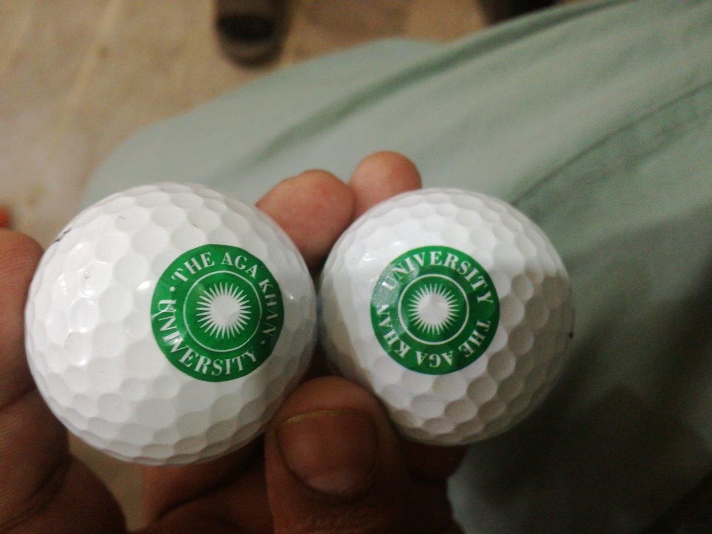 intricate UV printing on golf balls for promotional giveaway