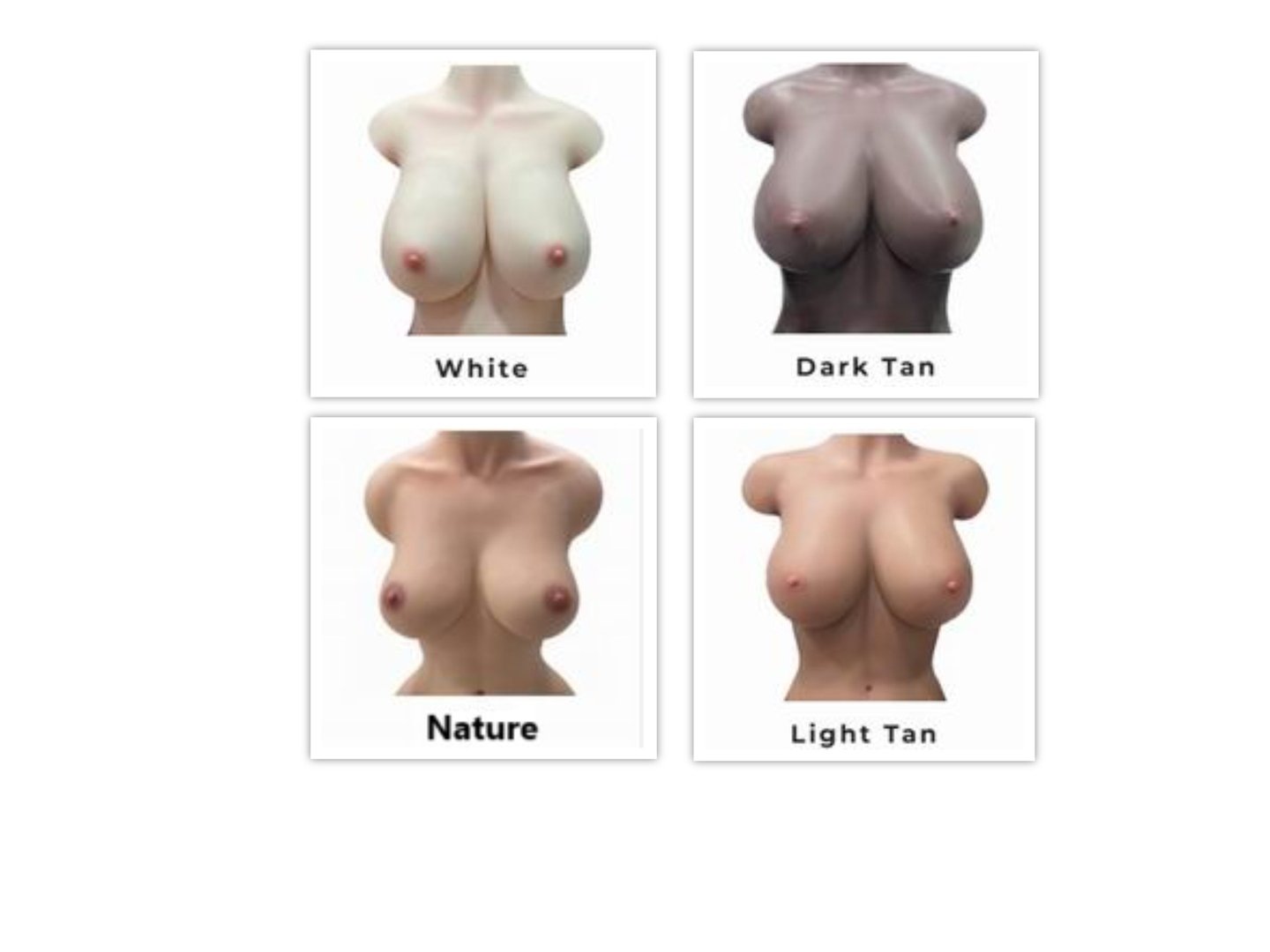 couleur corps femme réaliste