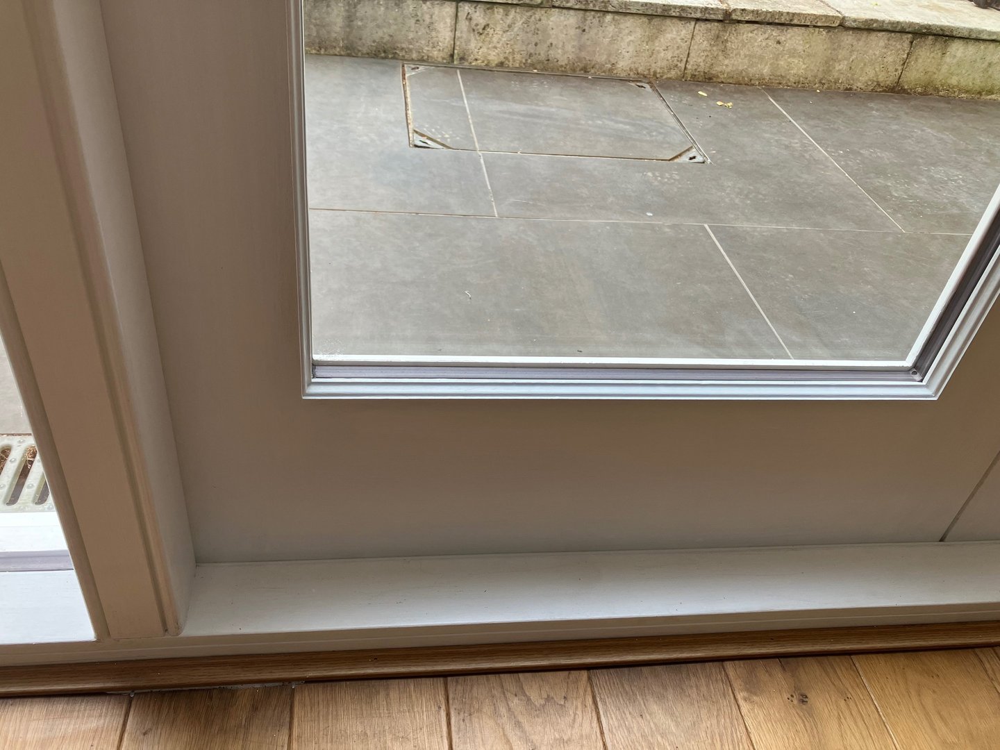 new hardwood doors with double glazing regency moulding in Cheltenham