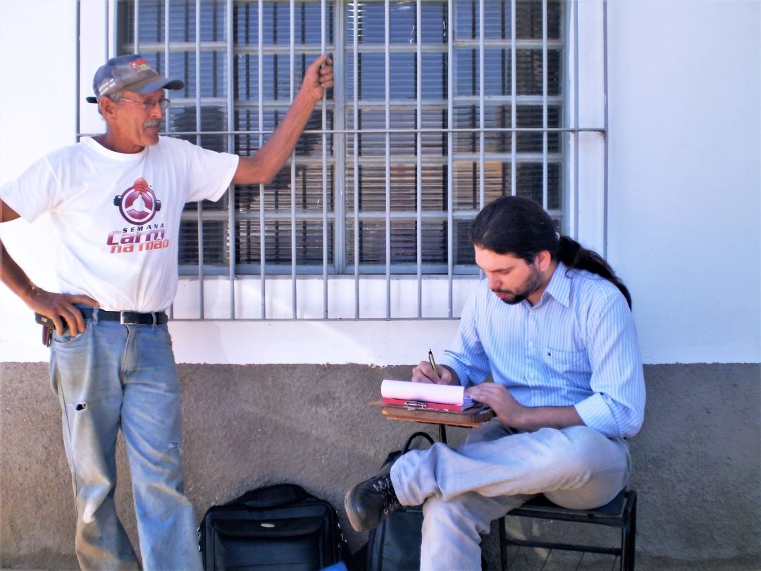 Jaum atendendo produtor rural em 2009, sobre embalagens vazias