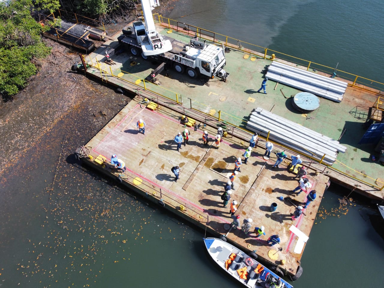 Balsa para carga pesada