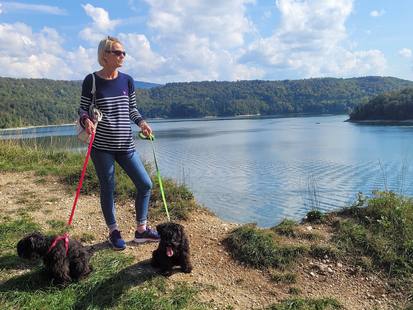 Lac de Vouglans, proche de l'élevage