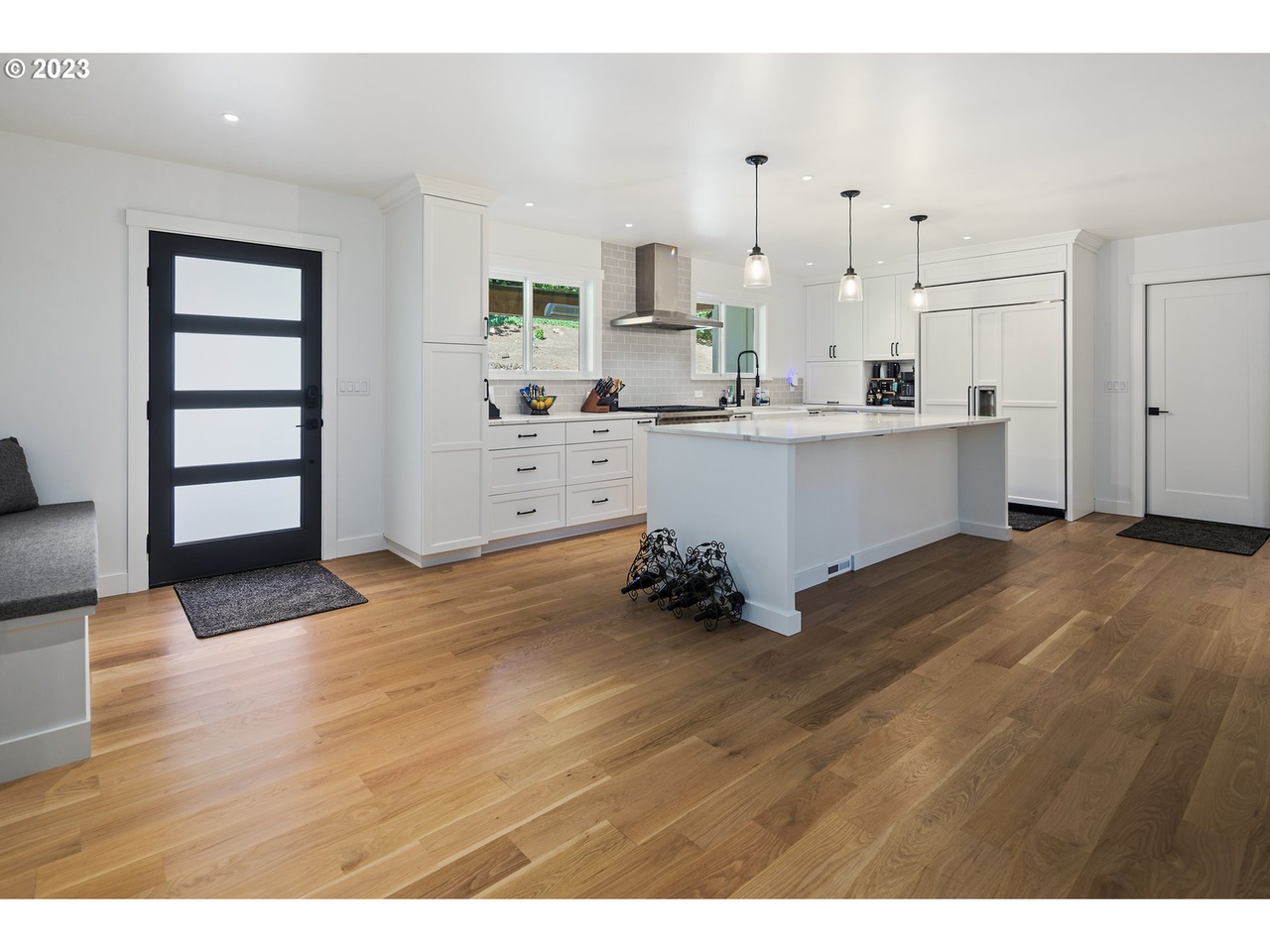 kitchen with island