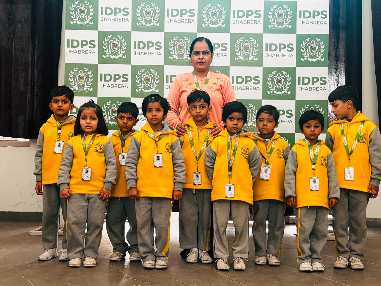 International Delhi Public School Jhabrera UKG Class 2025-2026 Batch