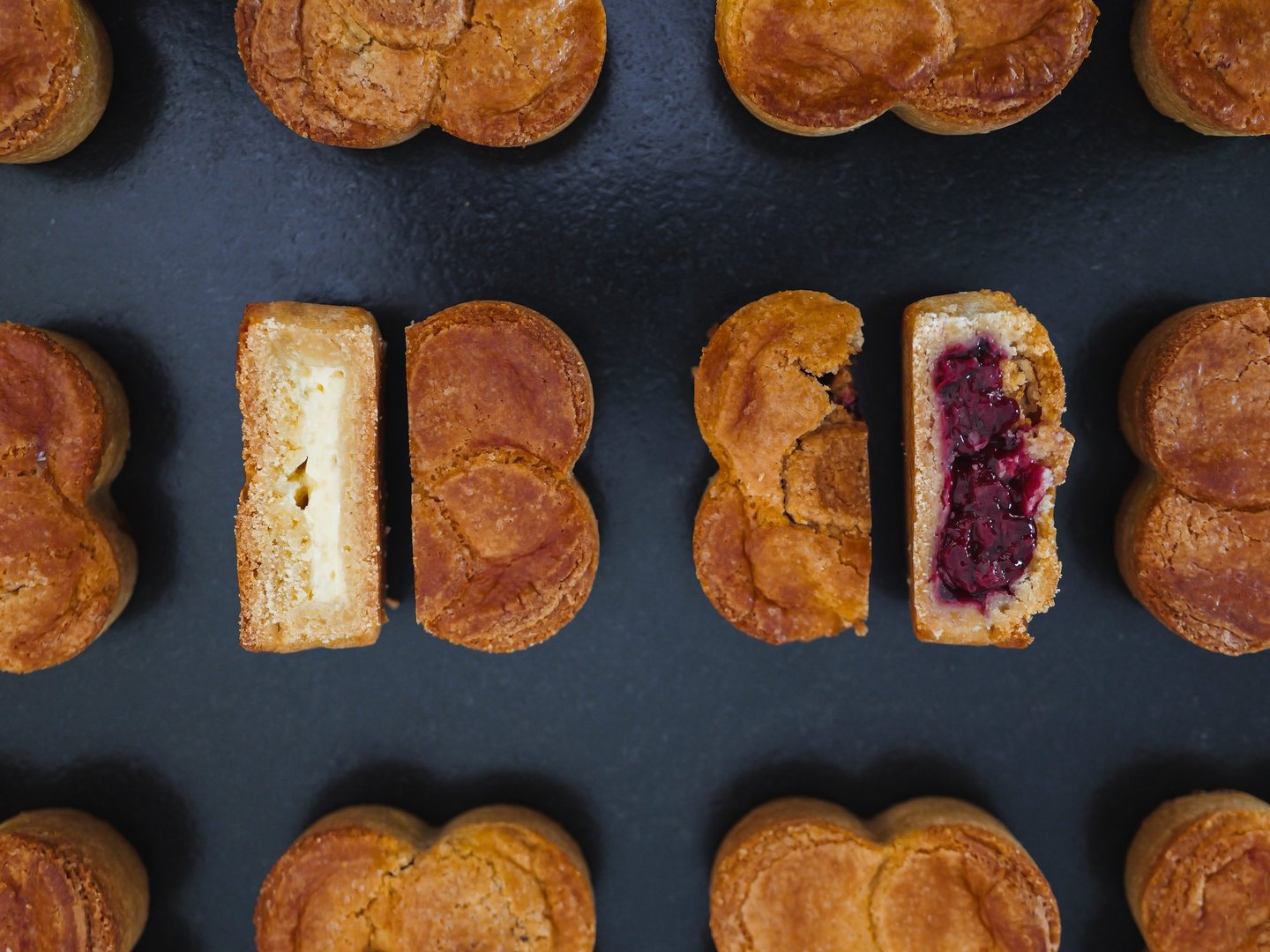 gâteau basque Maison Pommiers crème et cerise