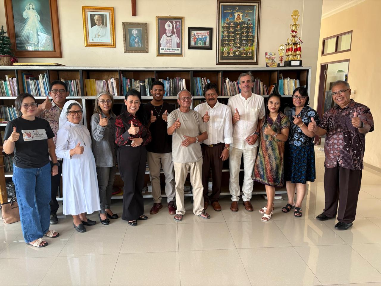 Temu sapa Paroki Tritunggal Mahakudus Tuka di Negara, Bali