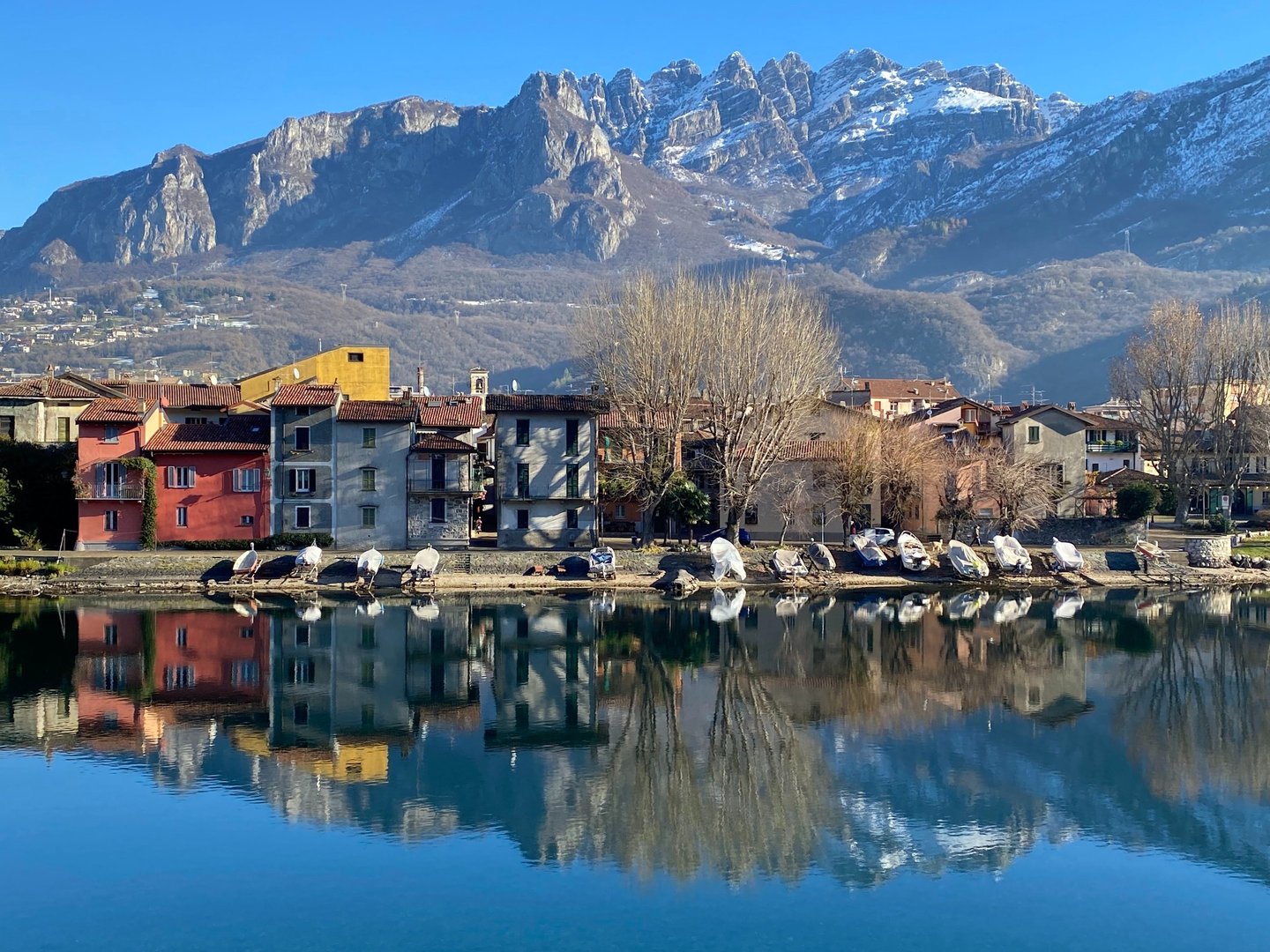 Pescarenico in Lecco, iconic location of Alessandro Manzoni’s novel The Betrothed, with traditional
