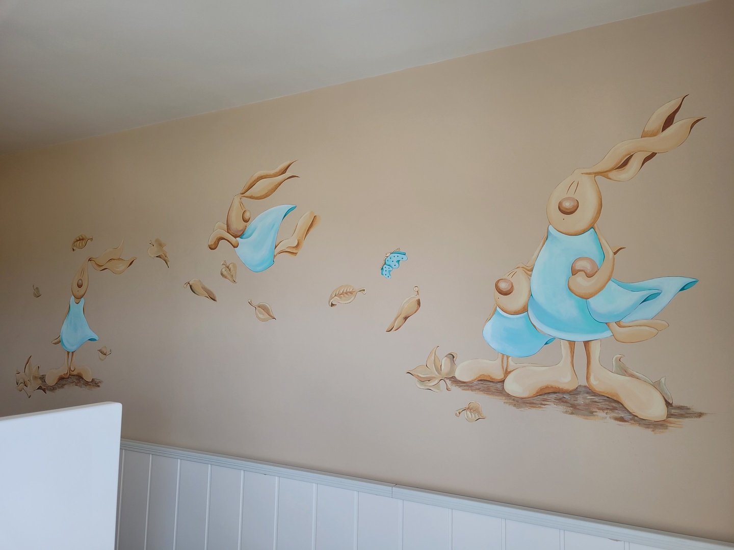 Álvaro Fernández Sáez Wandmalerei Kinderzimmer