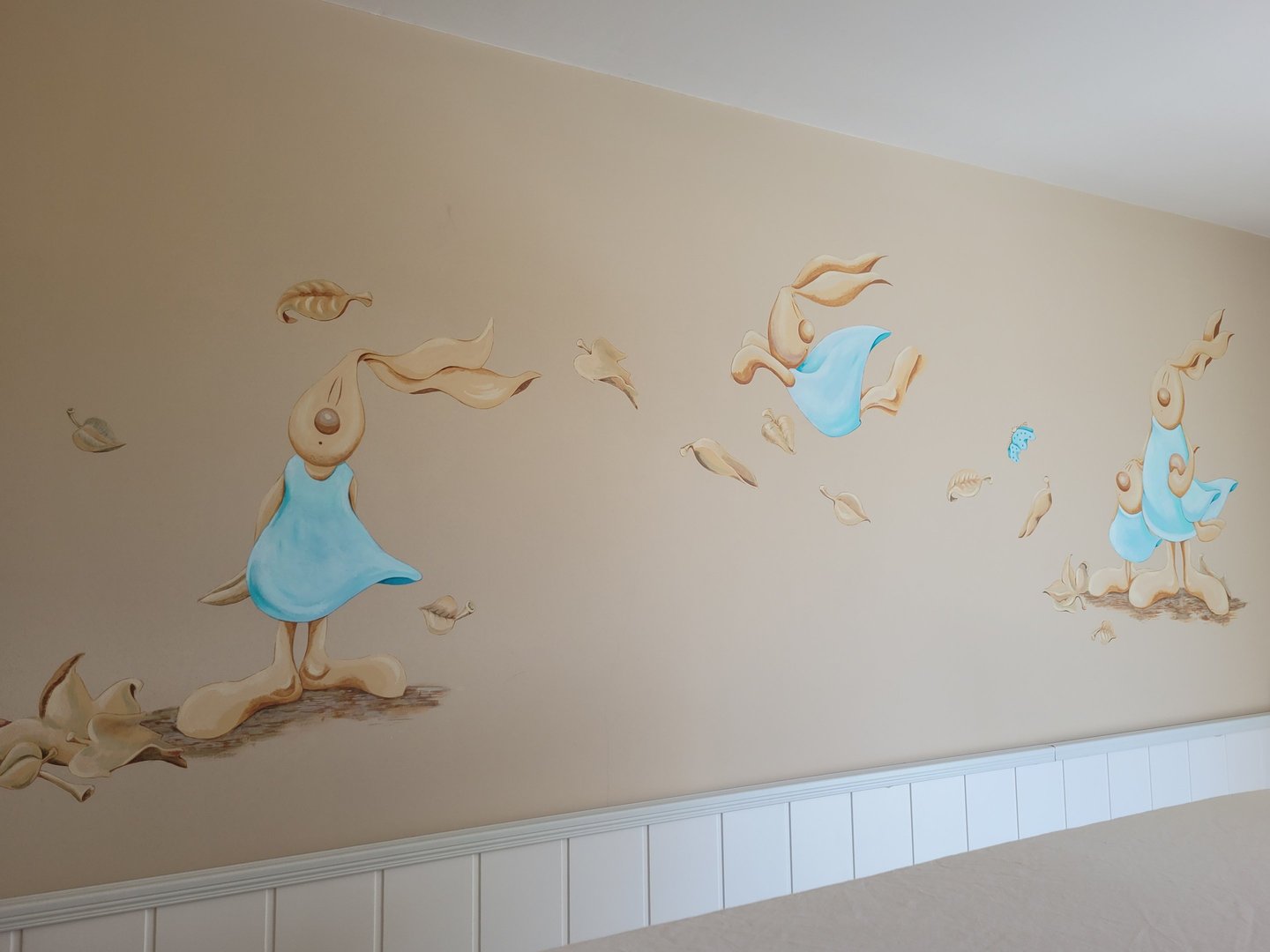 Álvaro Fernández Sáez Wandmalerei Kinderzimmer