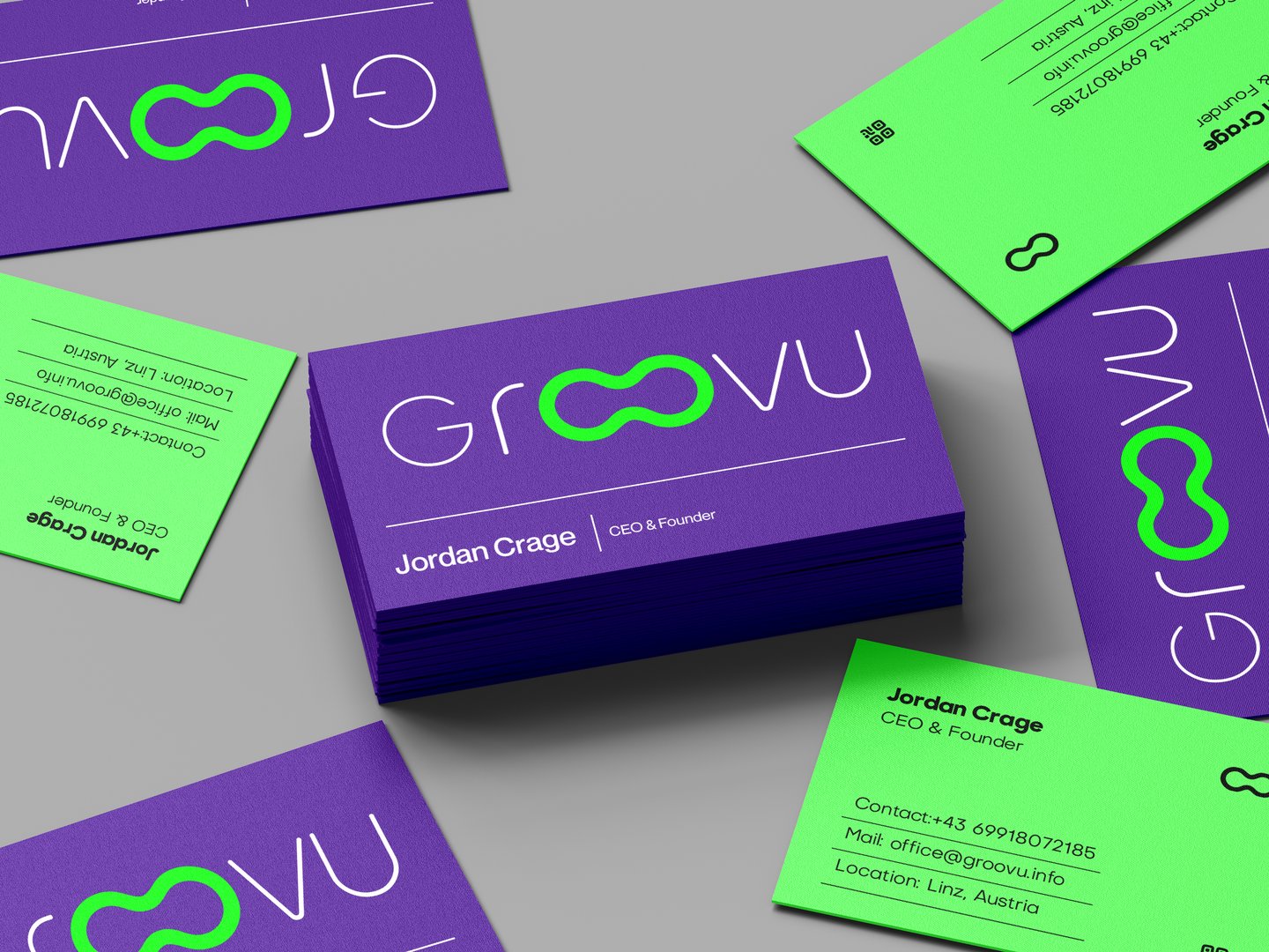 Groovu Visitenkarten Beispielbild