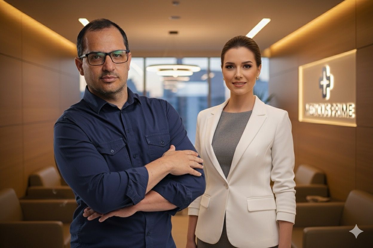 Recrie essa imagem no formato que caiba no espaço do banner, sem cortar as pessoas.