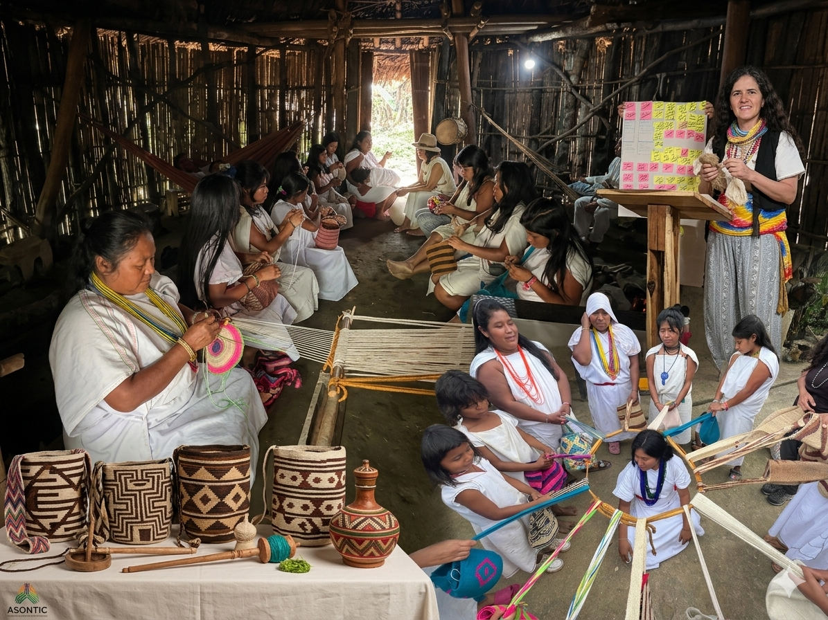 Venta de mochilas indigenas wiwa 