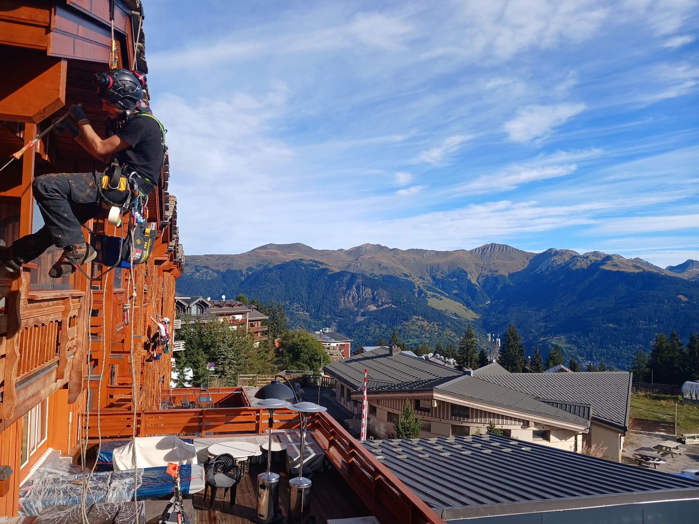 cordiste lasure travaux