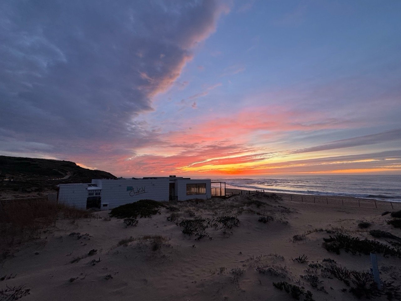 Beach sunset on Portugal's Silver Coast