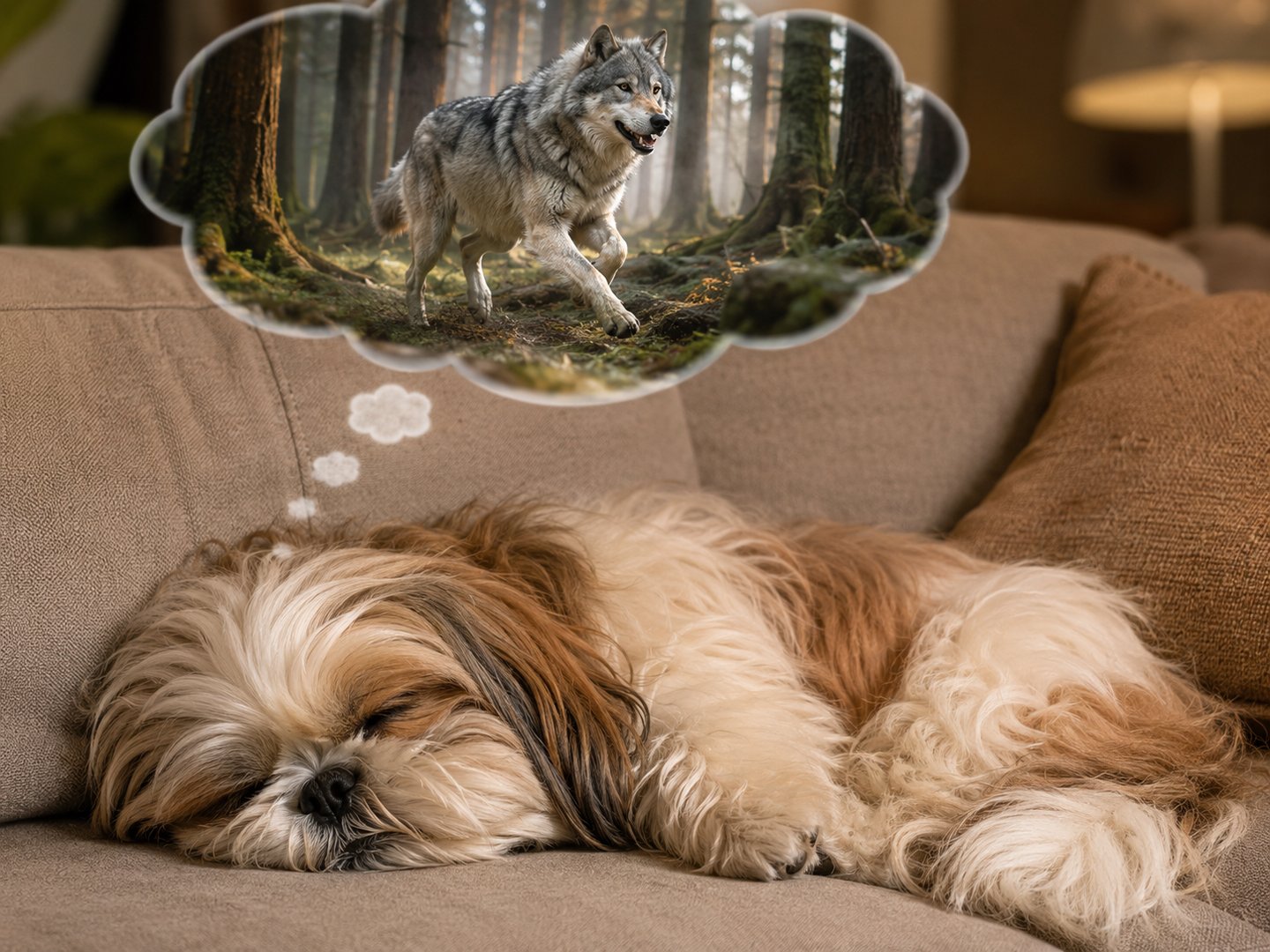 shih tzu y lobo