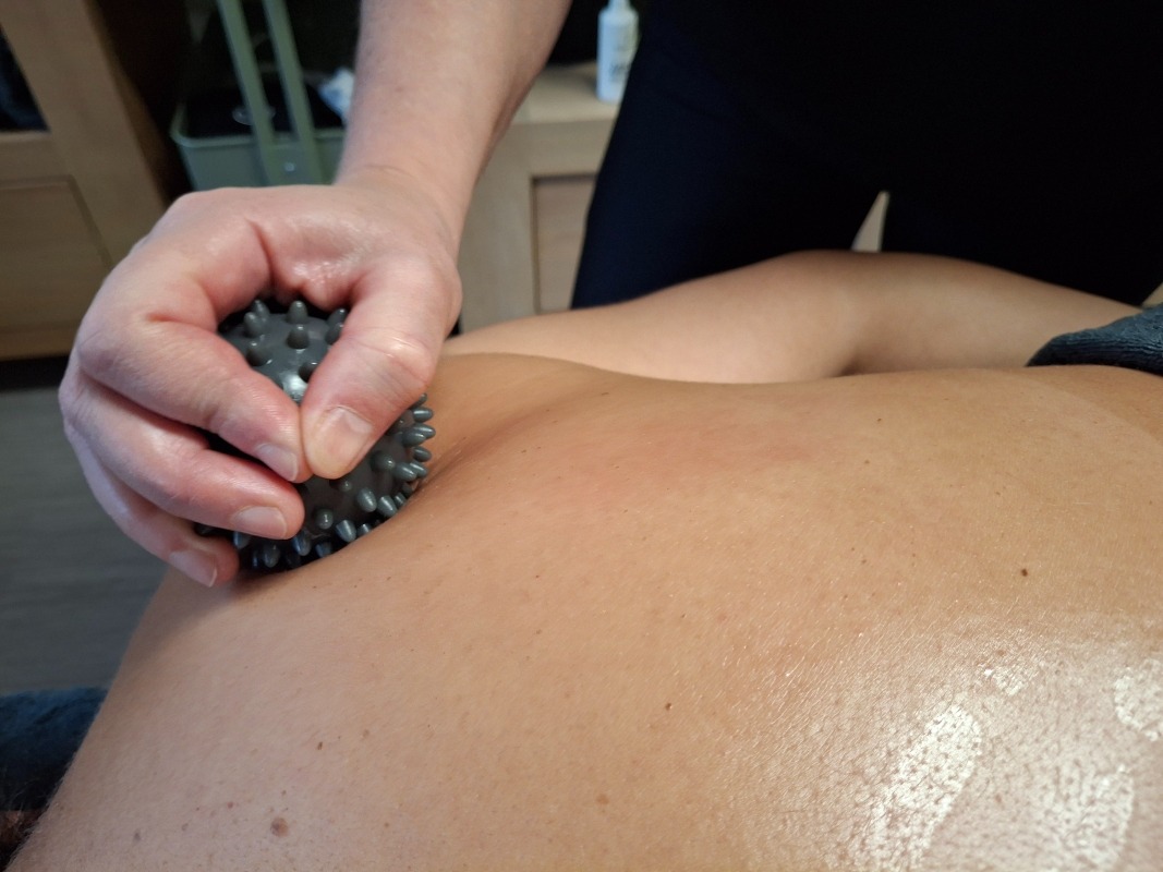 Fascia bindweefsel release bal voor het verminderen van huidspanning