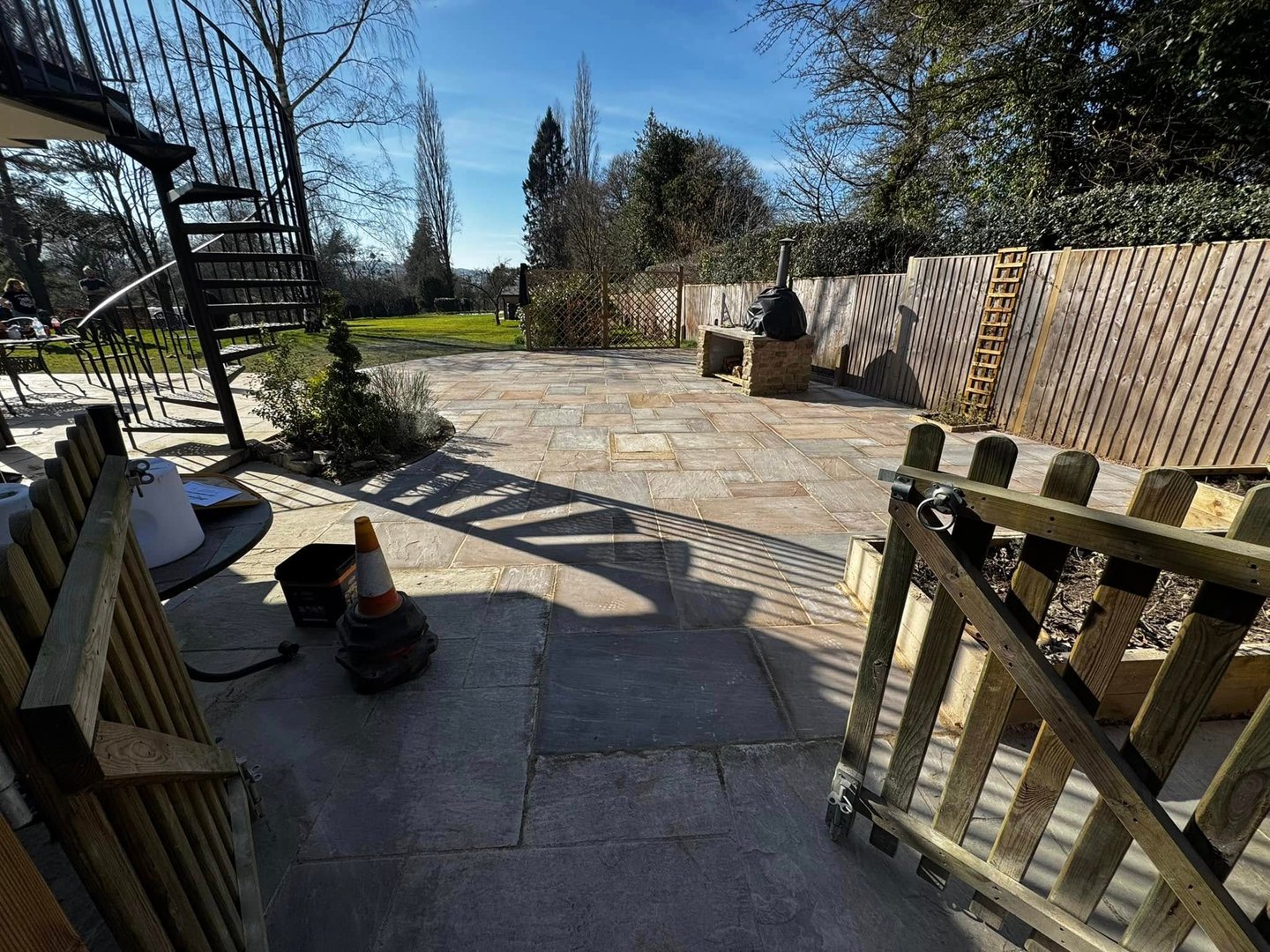 Complete garden makeover in Worcester by B R Building and Landscapes