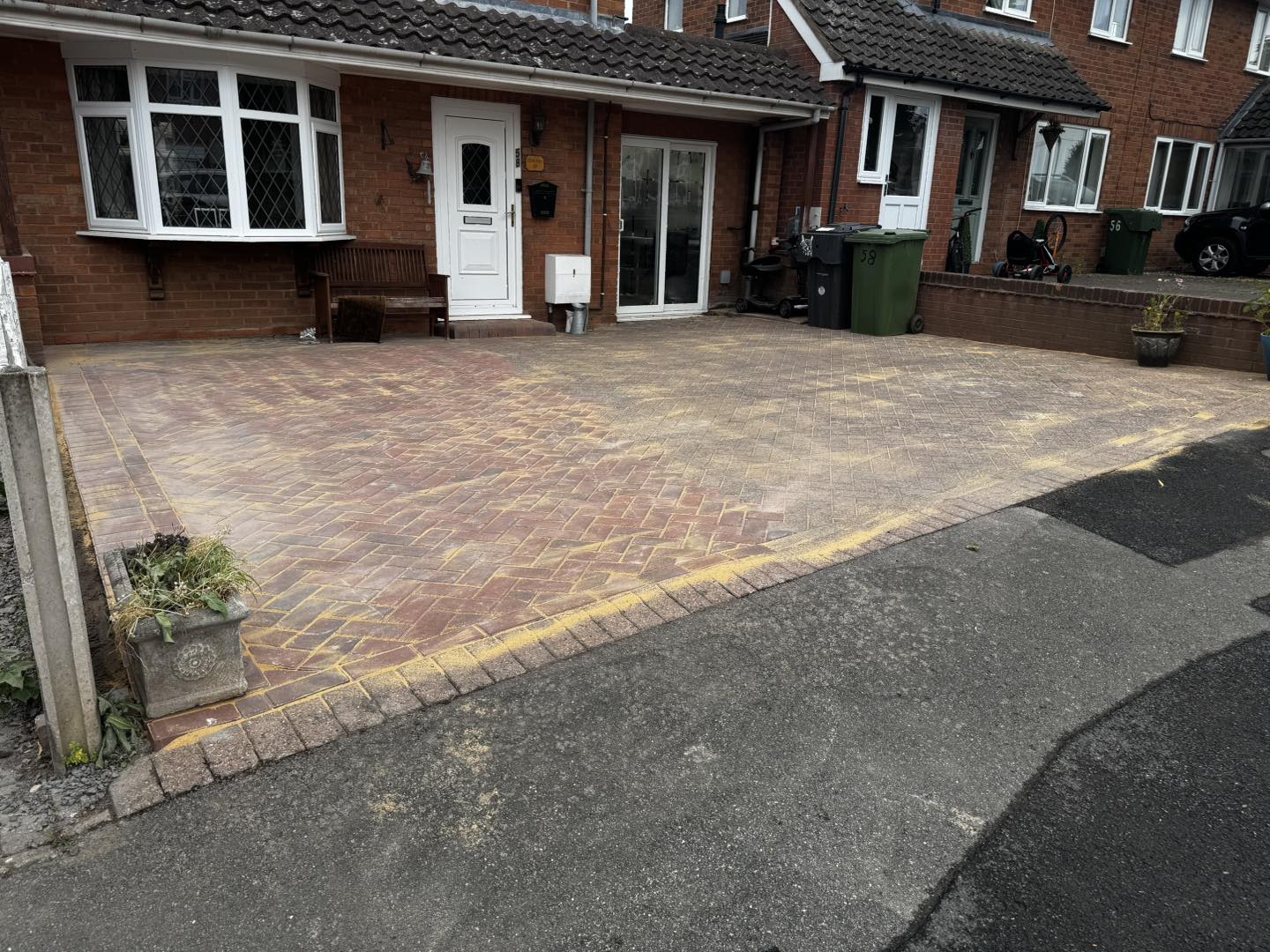 Block paving driveway in Worcester by B R Building and Landscapes
