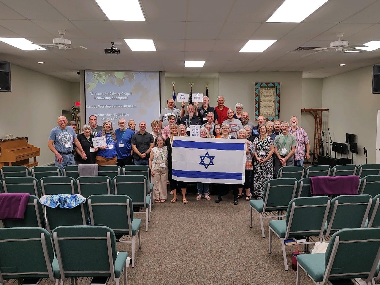 Loving believers worship at Calvary Chapel Fellowship Emporia KS 1130 E Ninth Ave today