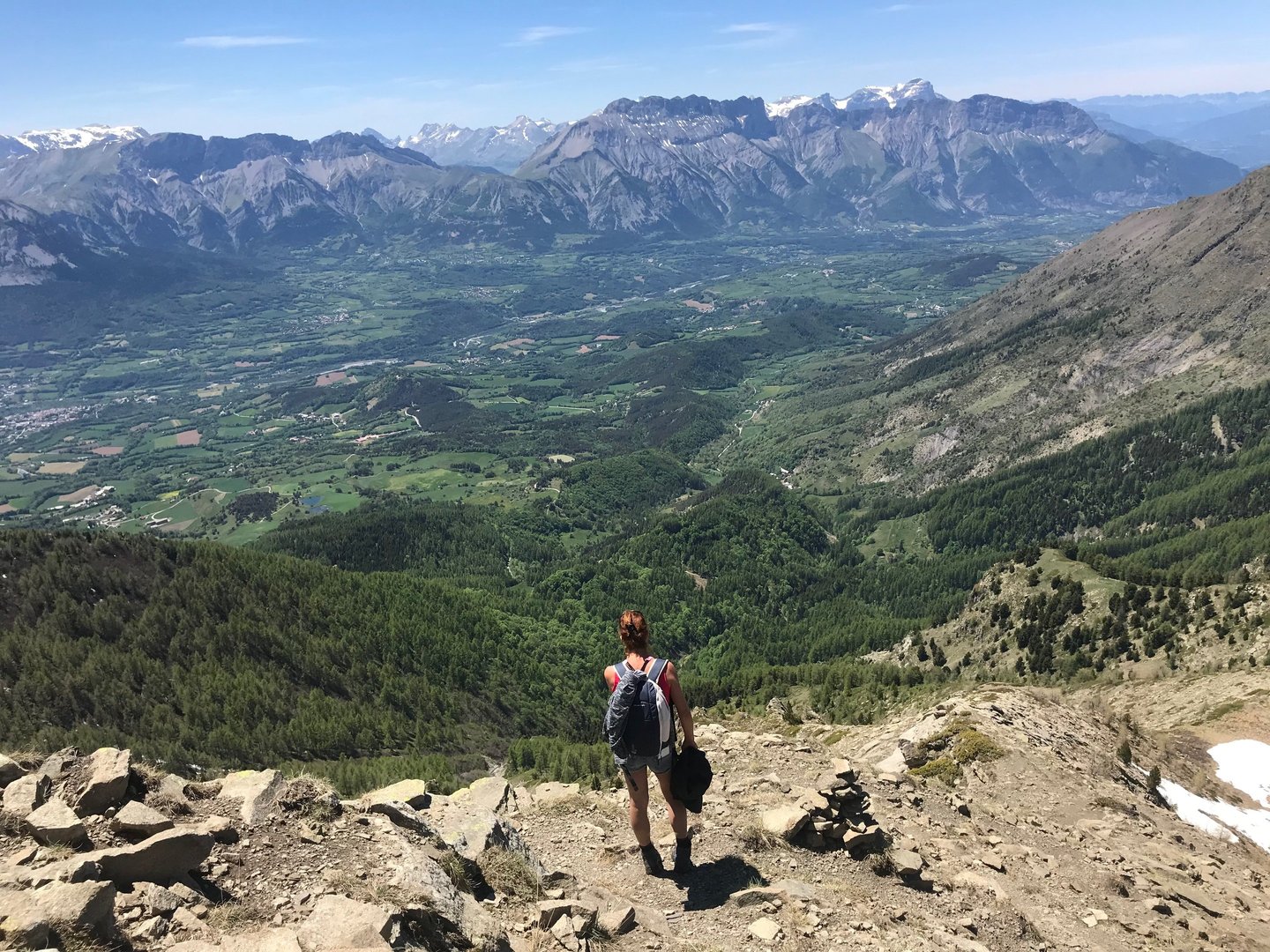 du sommet de queyrel en face le devoluy
