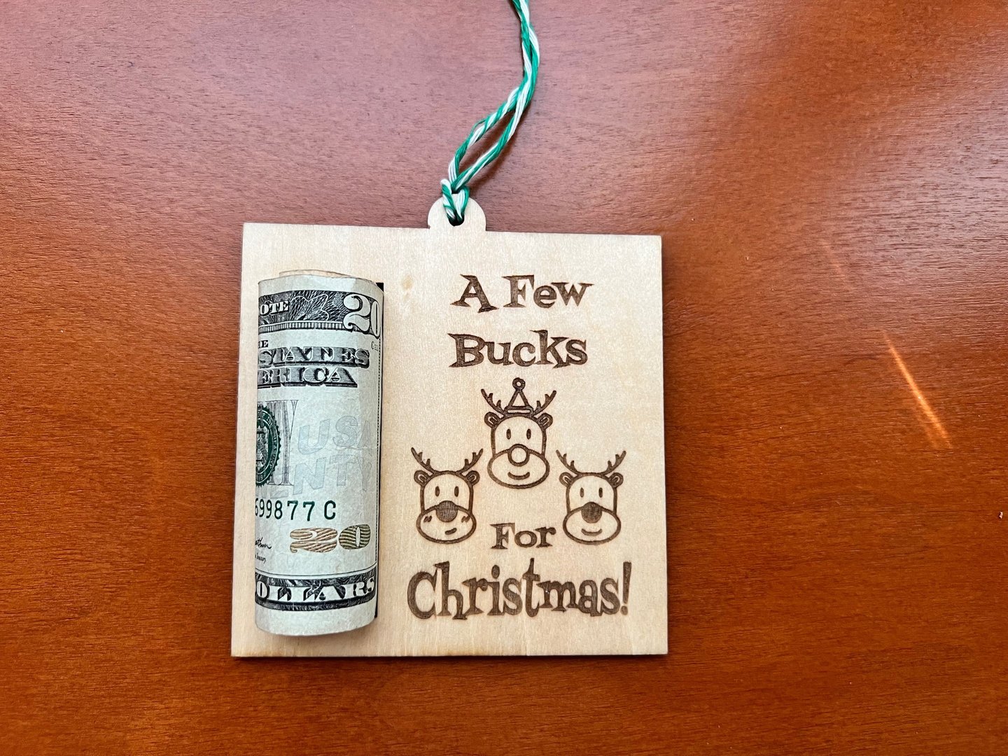 cash ornament