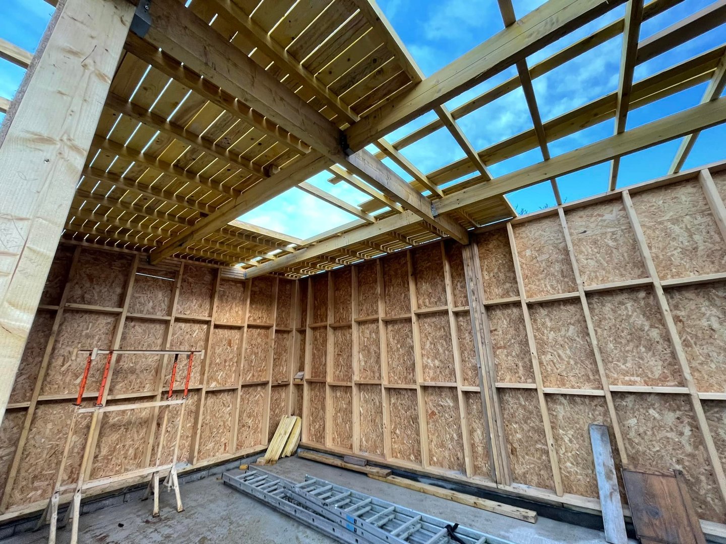 agrandissement ossature bois