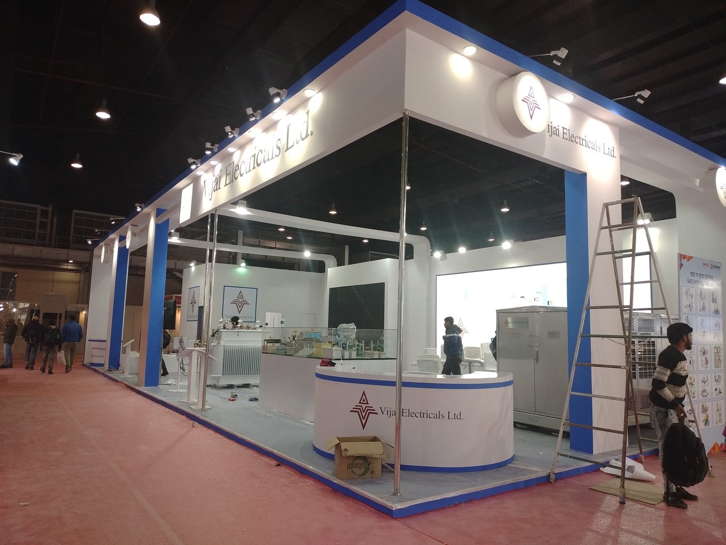 Elecrama 2023 reputaed client fabricate the stall, designing, lighting, video wall