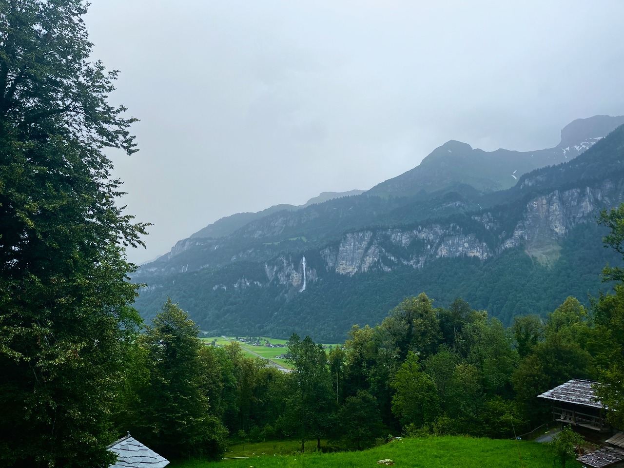 Looking down the valley from Ballenberg