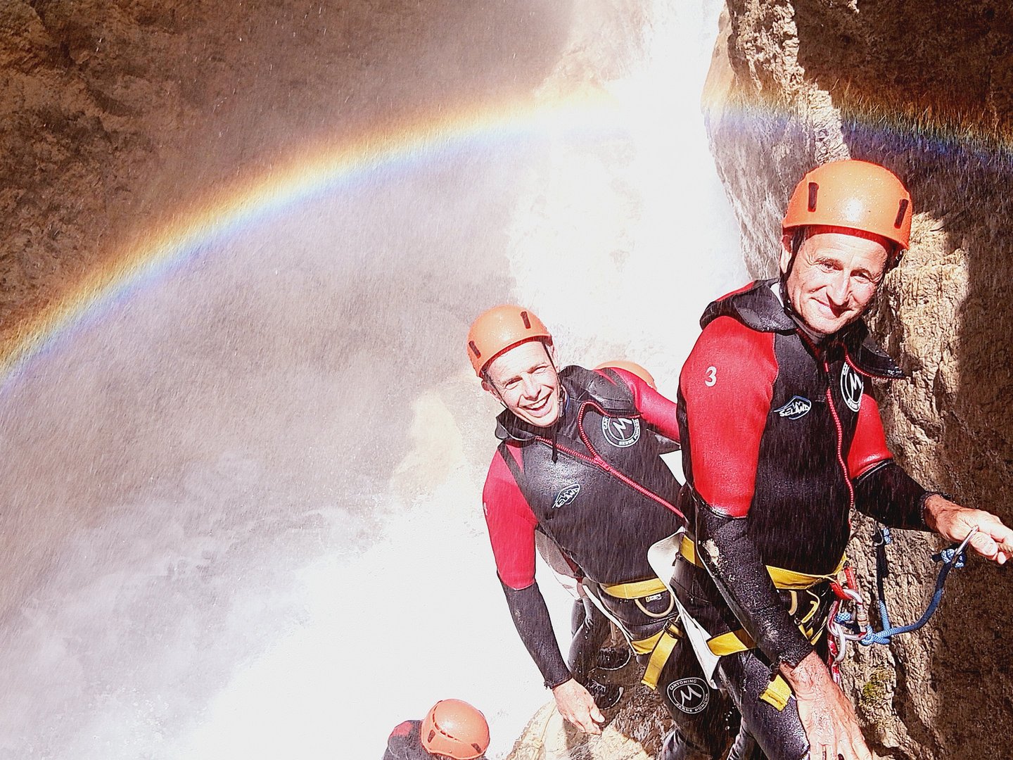 Arc en ciel au canyon de La Blache, en Ubaye, Ubaye-Serre-Ponçon