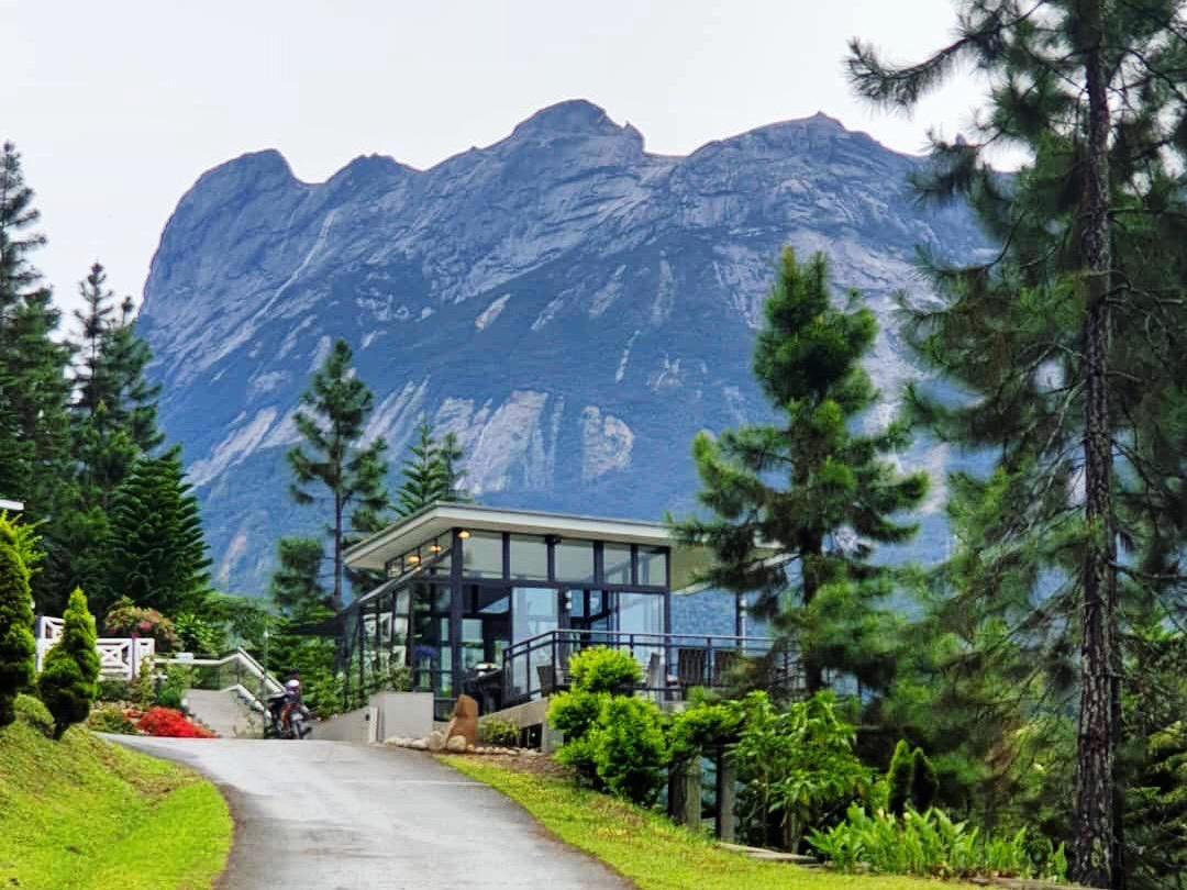 Mount Kinabalu view from Mountain Valley Resort