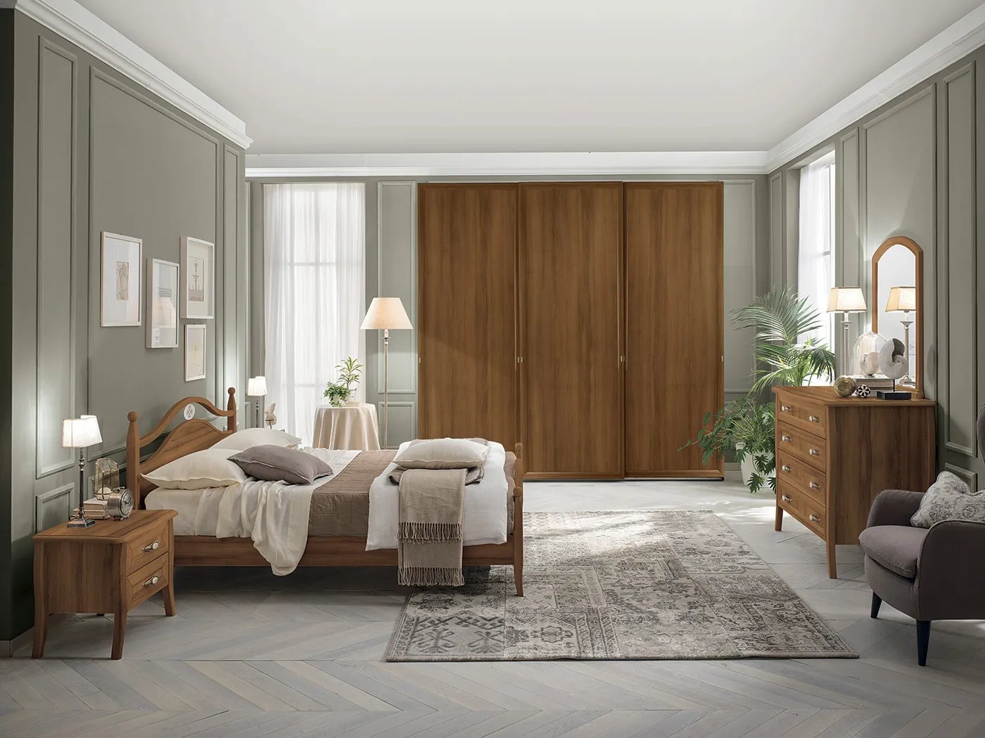 MazarakisArt: Συρώμενη Ντουλάπα Δωματίου - Ξύλο