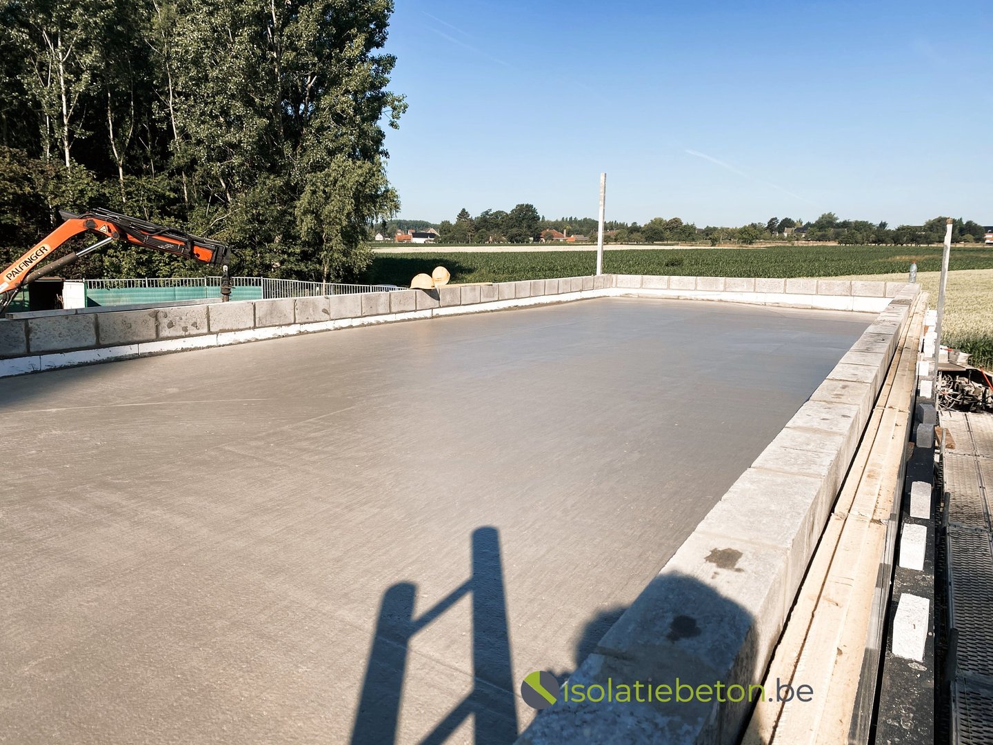 Hellingsbeton, schuimbeton nieuwbouw