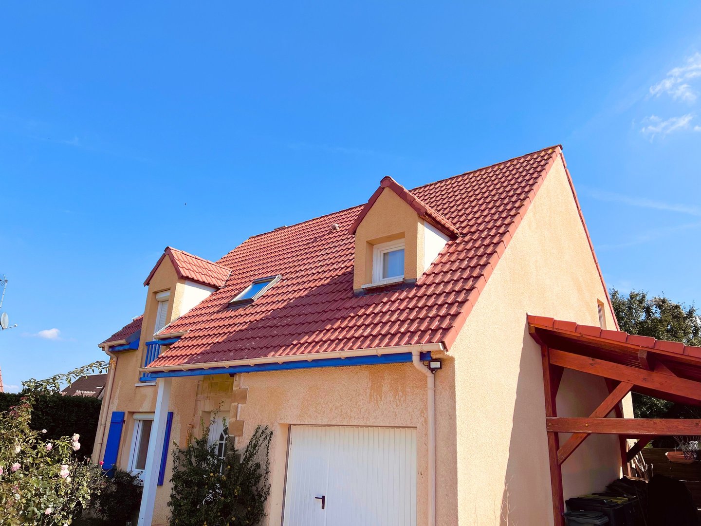 nettoyage toiture façade drone