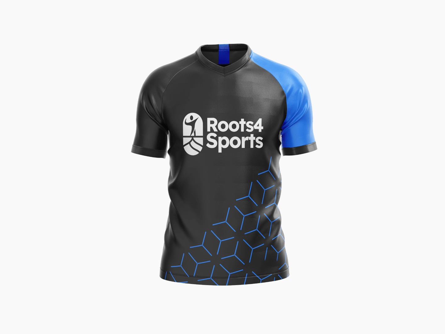 live event jersey and for promotion of brand roots for sports