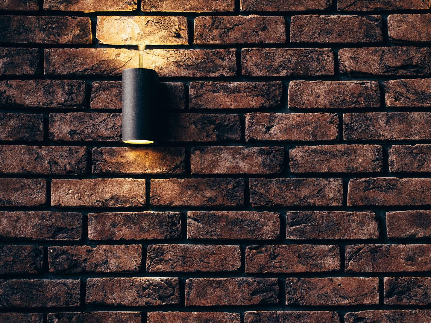brick wall with light installed by pbp services
