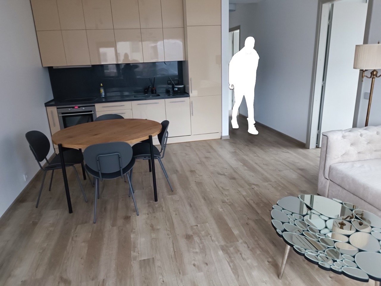 vinilo grindys su užraktu