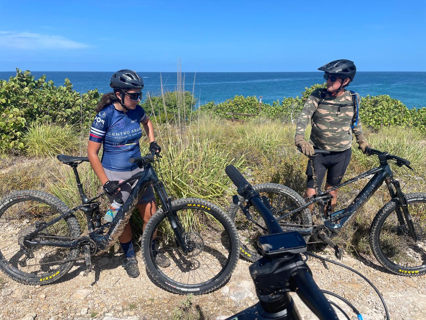 A woman on a dirt road