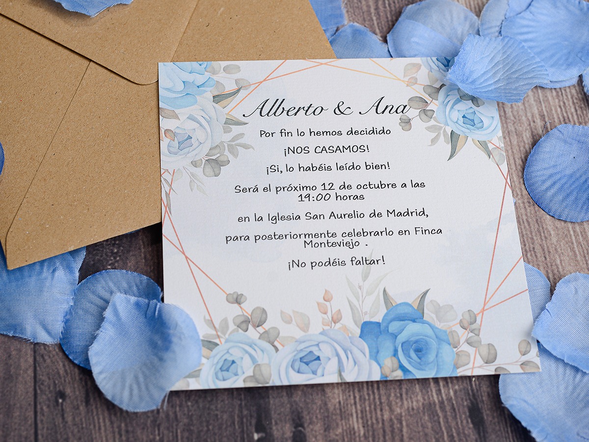 tarjetas de boda en tenerife