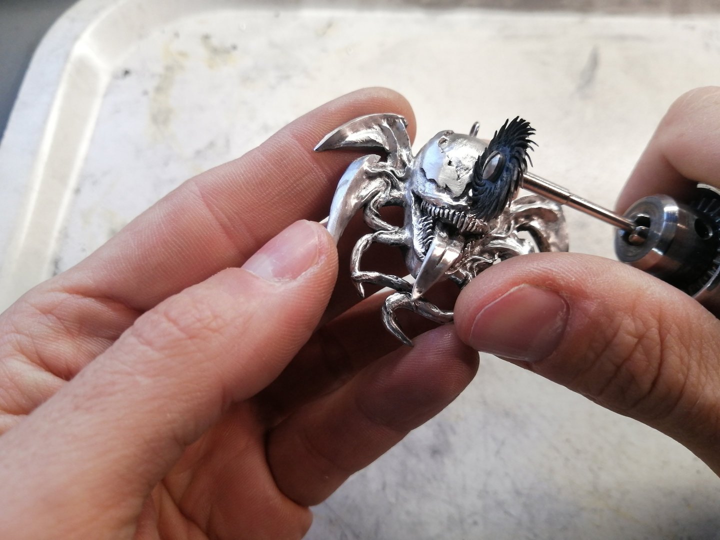 ponçage de la pièce