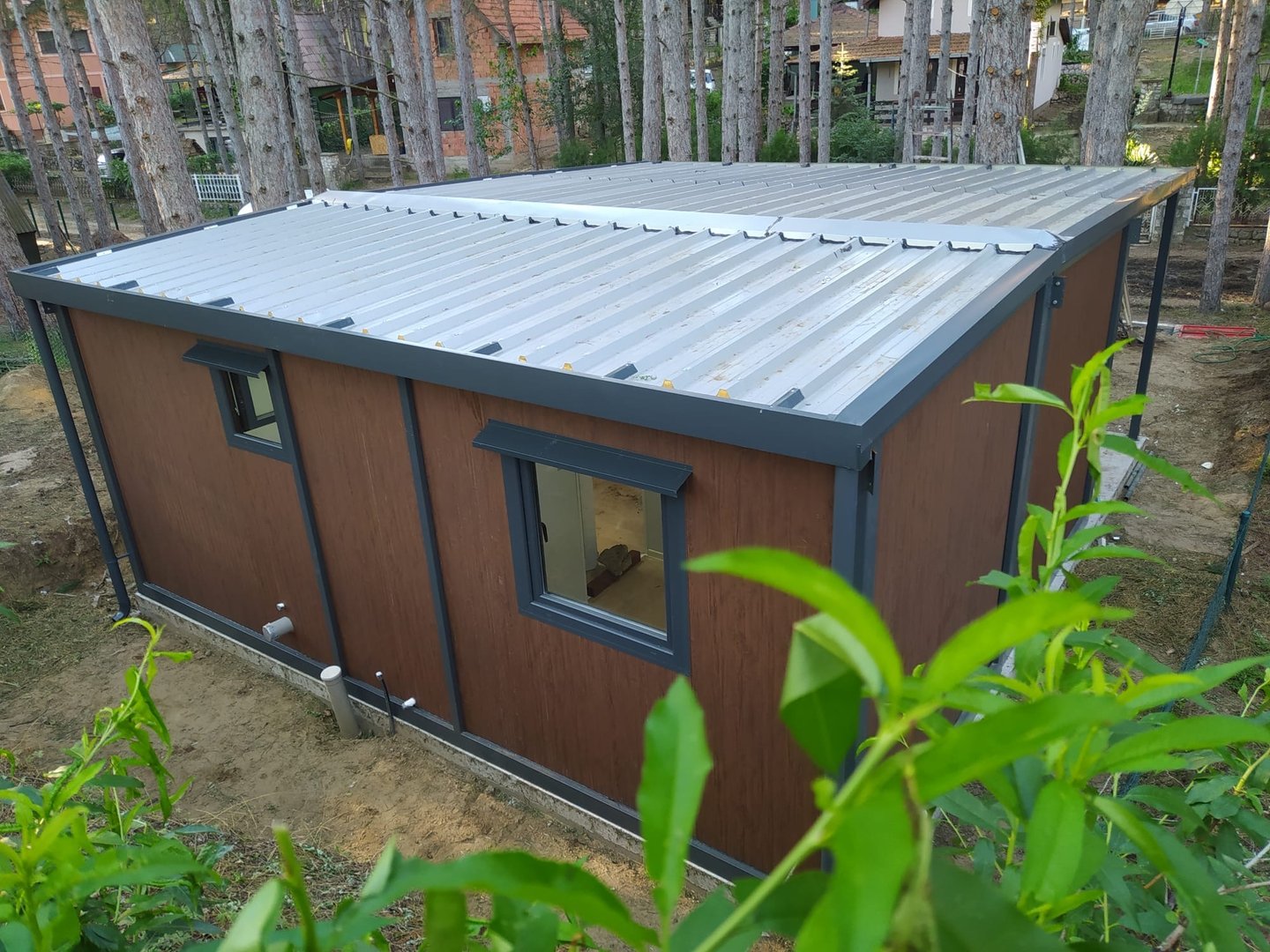 Kontejneri za stanovanje drvo dekor vikendica