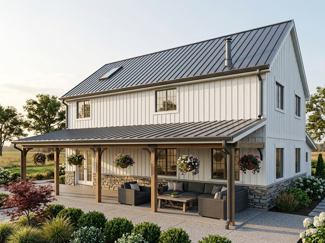 Barndominium designed by Copper Quoin Architecture and Design