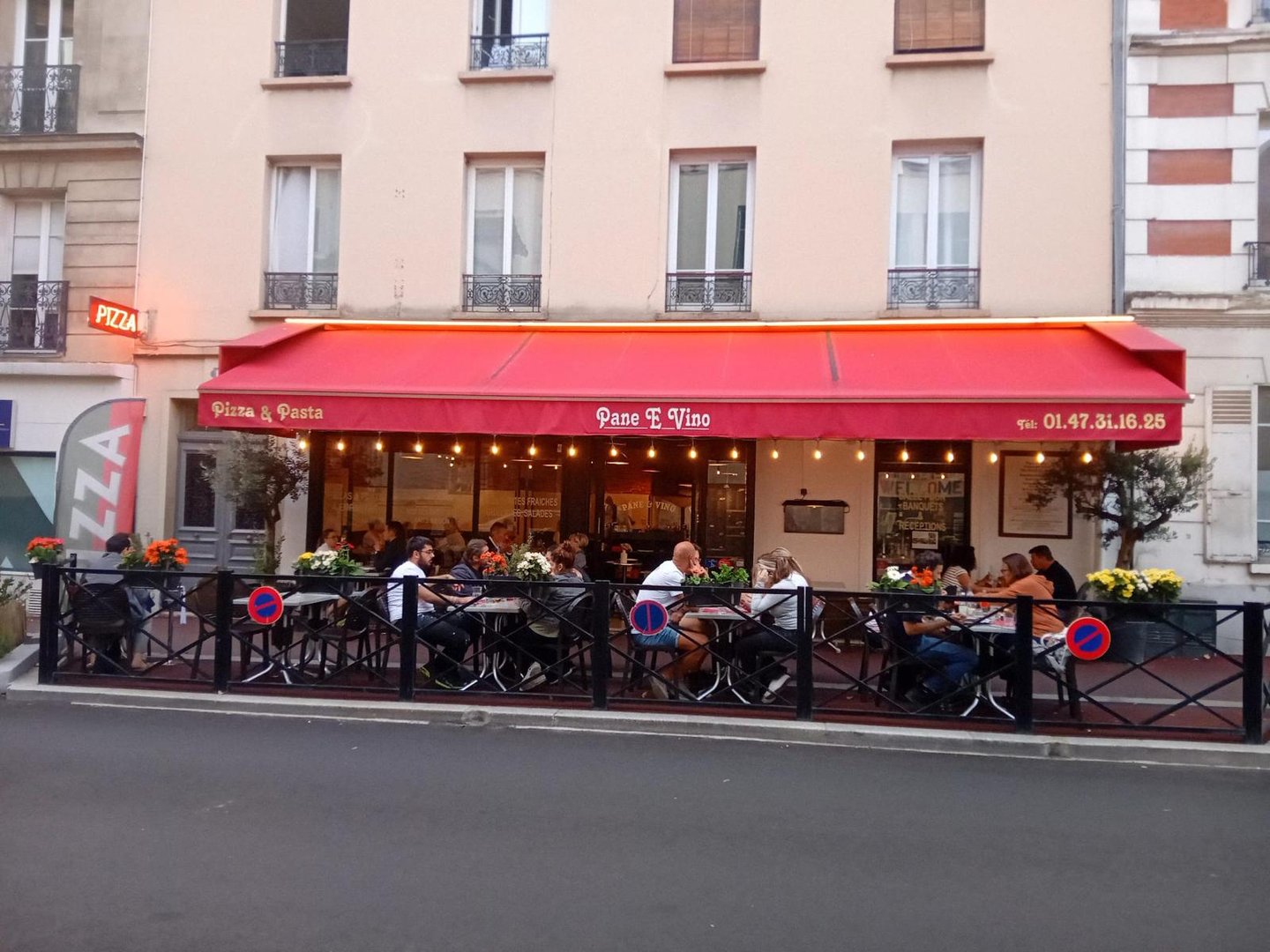 restaurant italien mairie Clichy Pane Vino Paris