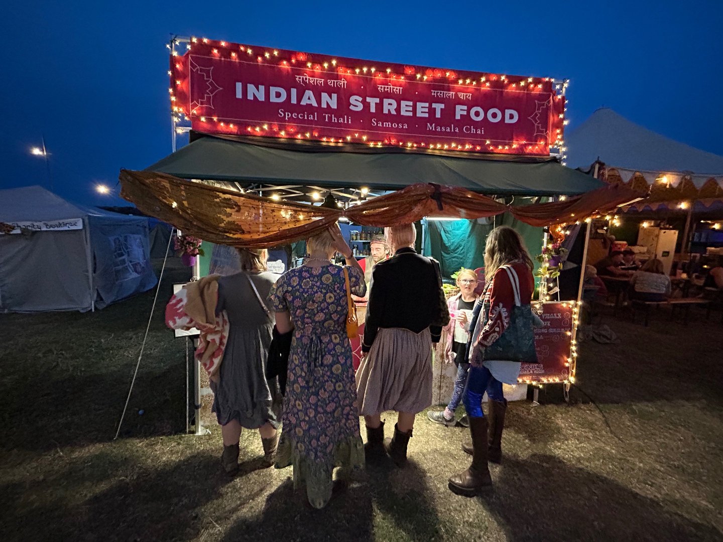 Tara Rasoi Indian Street Food stall at festival